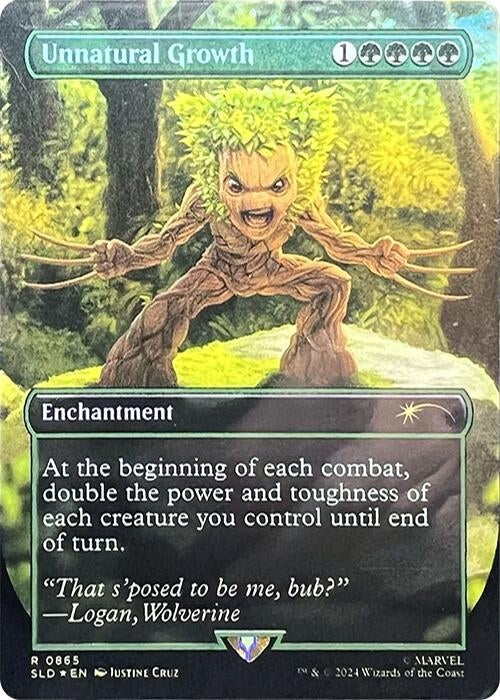 Unnatural Growth (Rainbow Foil) (865) (SLD)