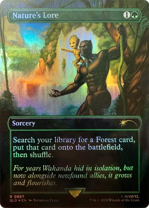 Nature's Lore (867) (Rainbow Foil) (867) (SLD)