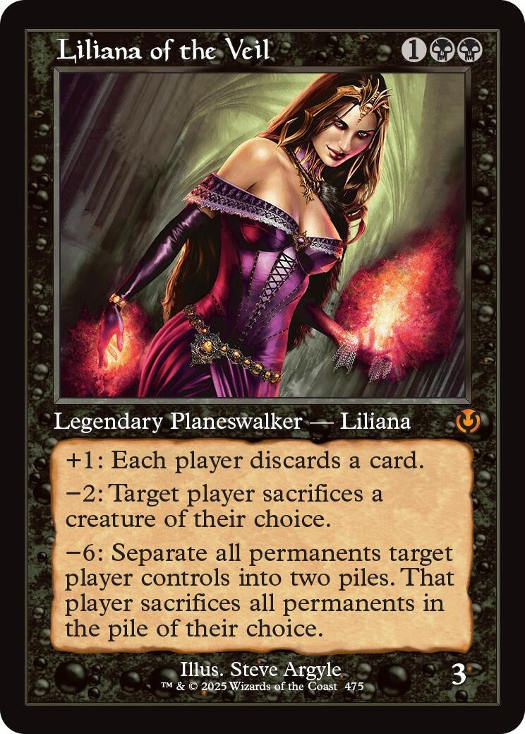 Liliana of the Veil (Retro Frame) (475) (INR)
