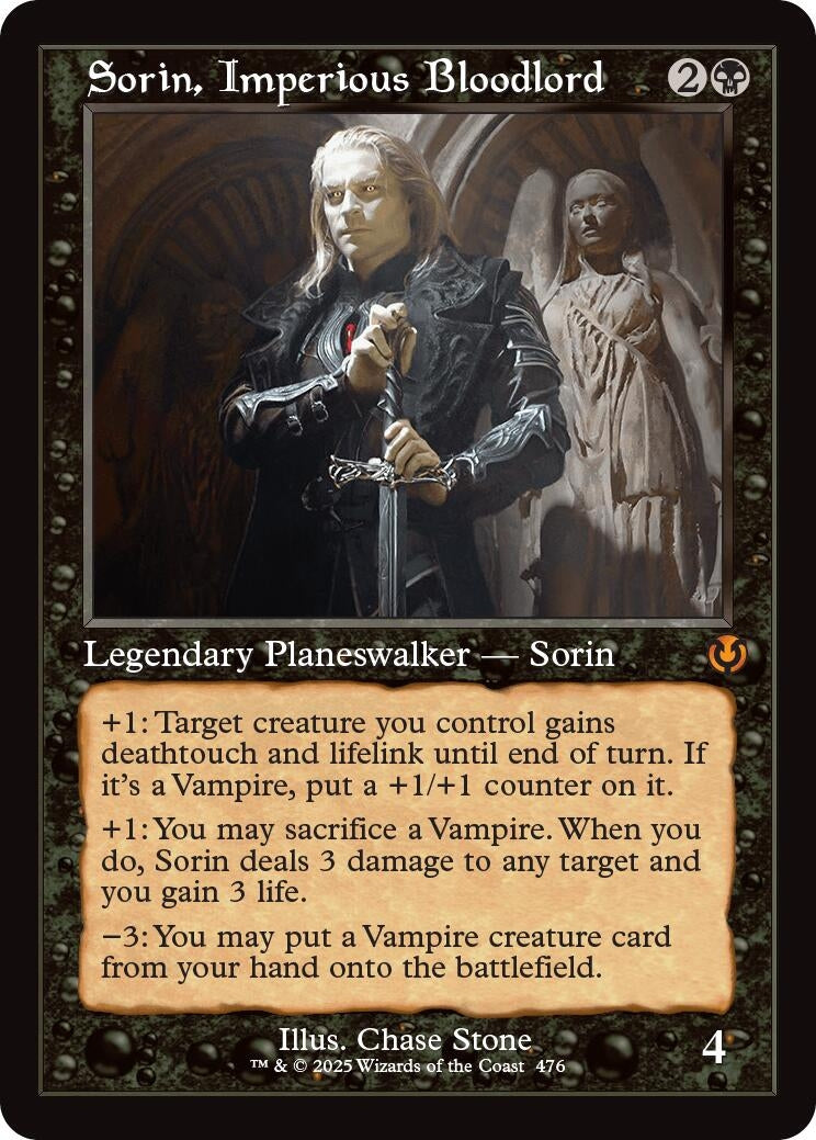 Sorin, Imperious Bloodlord (Retro Frame) (476) (INR)
