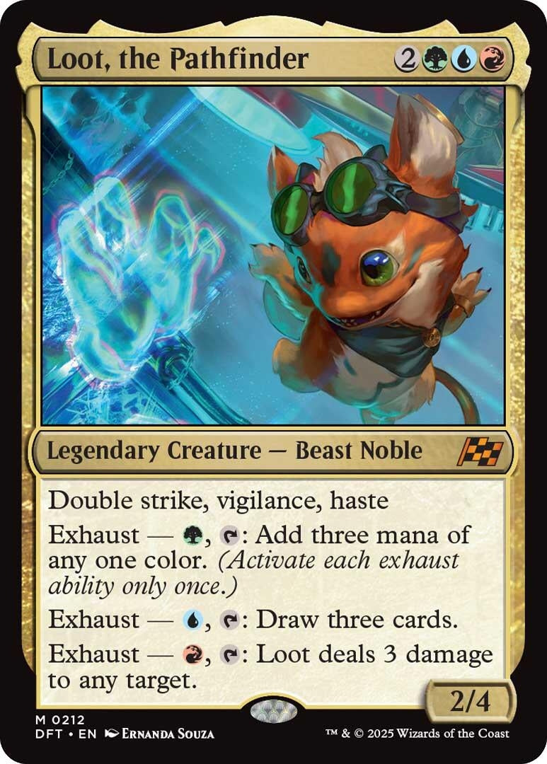 Image for Loot, the Pathfinder (212) - Magic: The Gathering