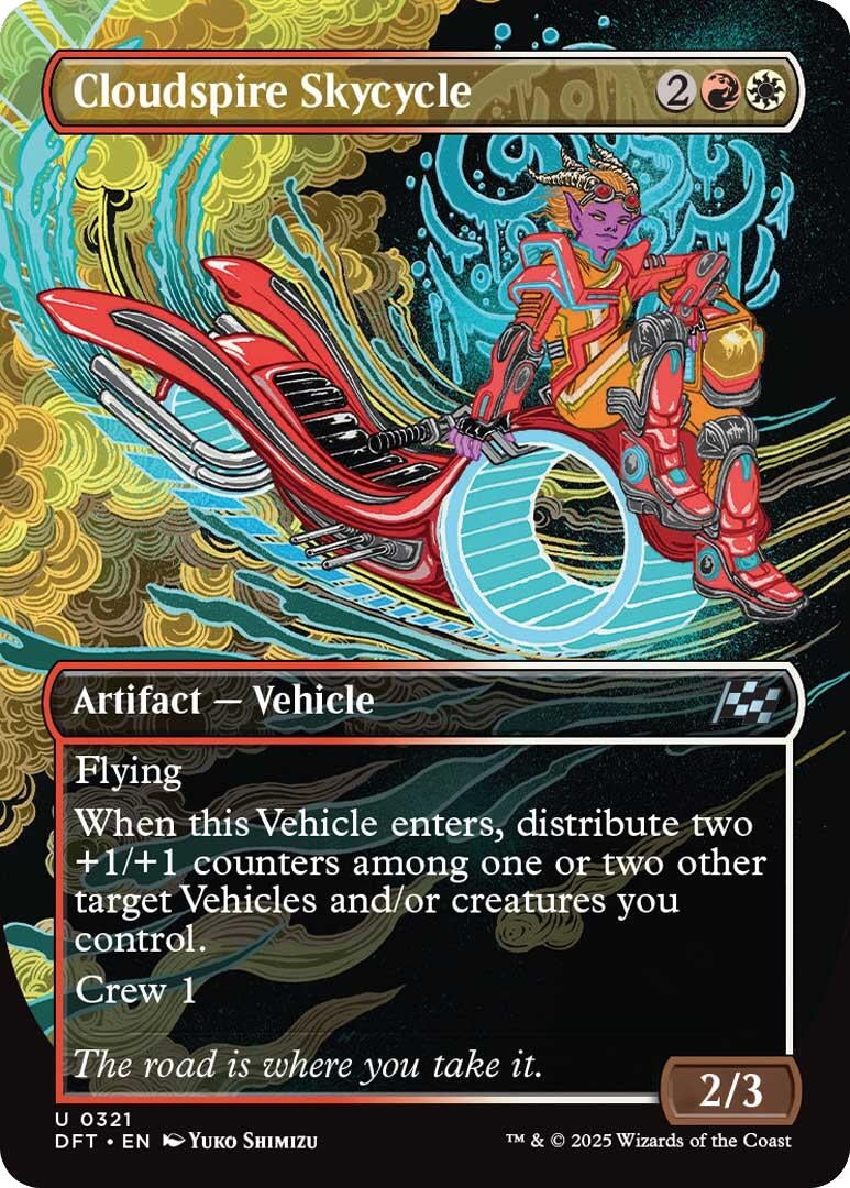 Image for Cloudspire Skycycle (Borderless) (321) - Magic: The Gathering