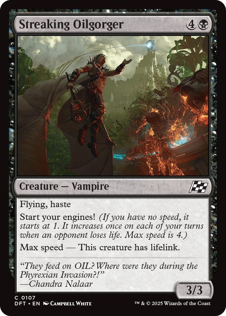 Image for Streaking Oilgorger (107) - Magic: The Gathering