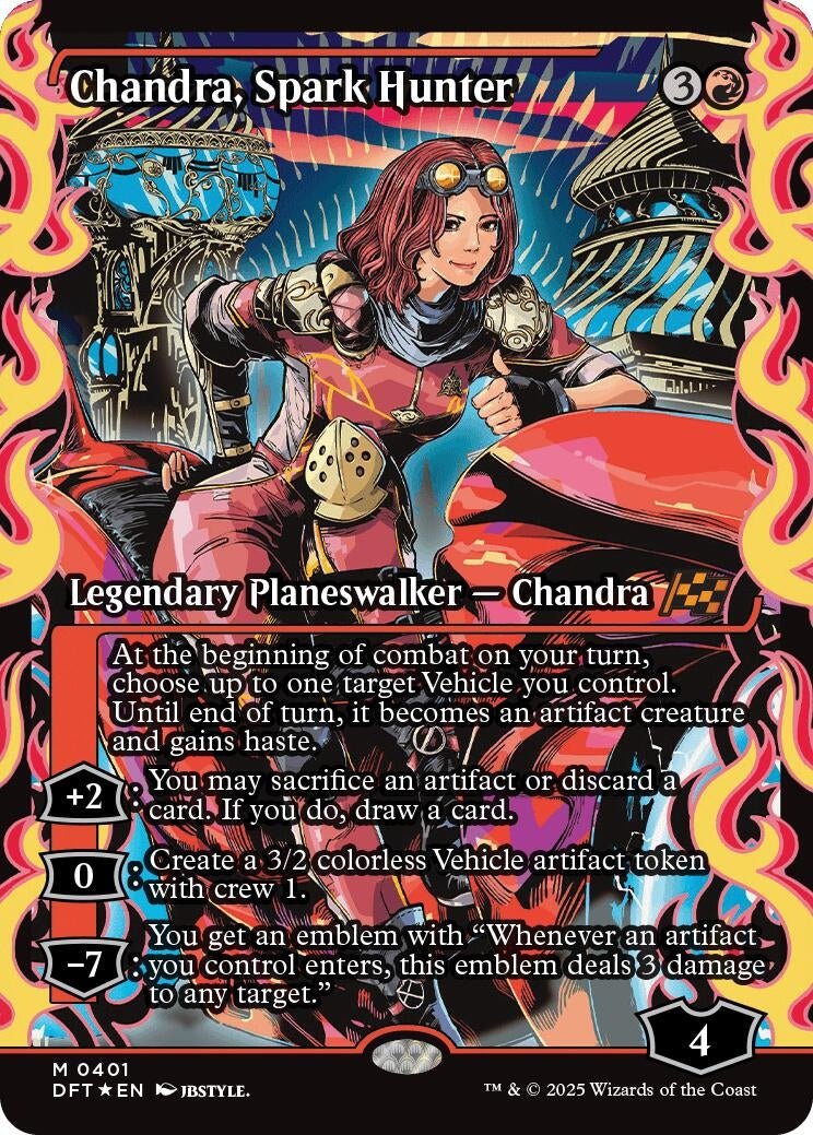 Chandra, Spark Hunter (Showcase) (401) (DFT)