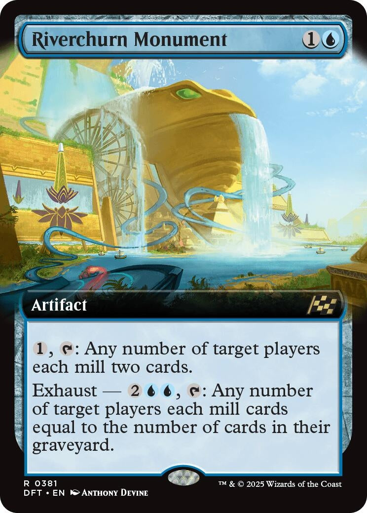 Image for Riverchurn Monument (Extended Art) (381) - Magic: The Gathering