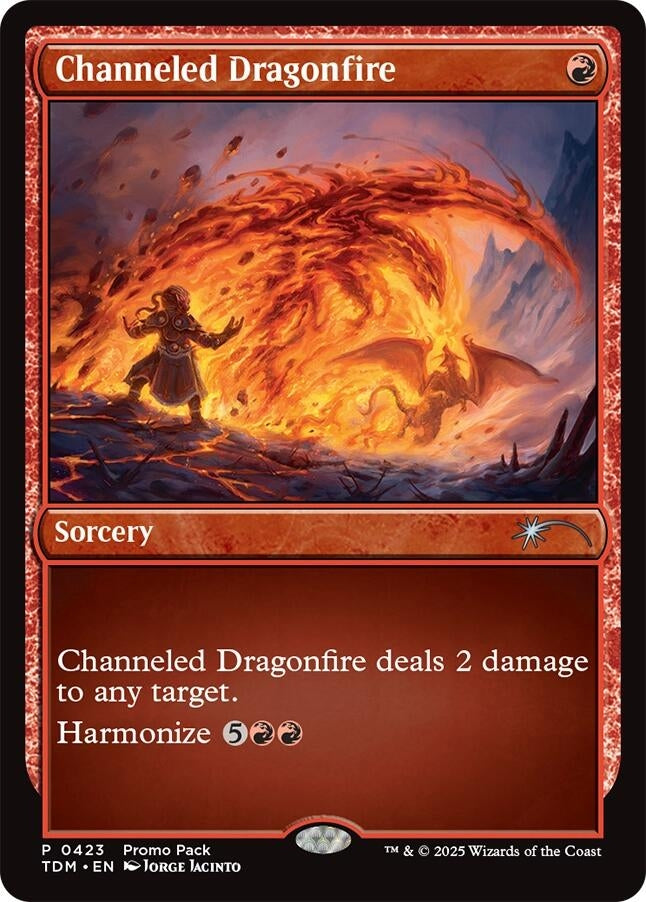 Image for Channeled Dragonfire (423) (PPTDM) - Magic: The Gathering