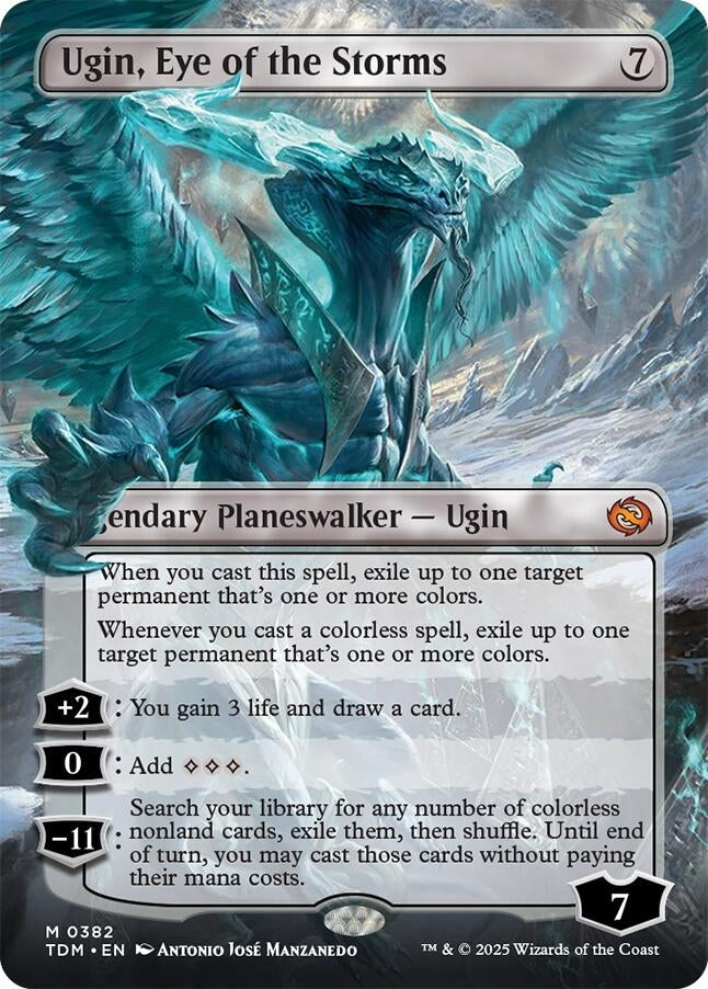 Ugin, Eye of the Storms (Borderless) (382) (TDM)