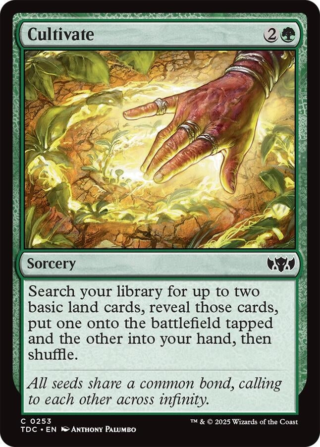 Image for Cultivate (253) (TDC) - Magic: The Gathering