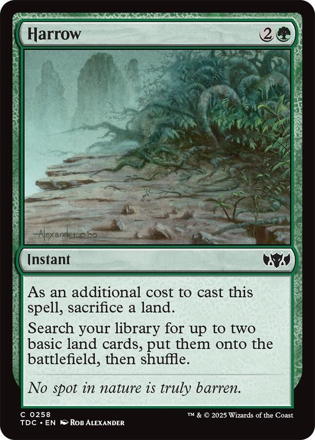 Image for Harrow (258) (TDC) - Magic: The Gathering