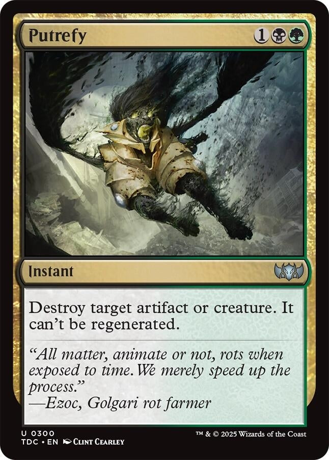 Image for Putrefy (300) (TDC) - Magic: The Gathering