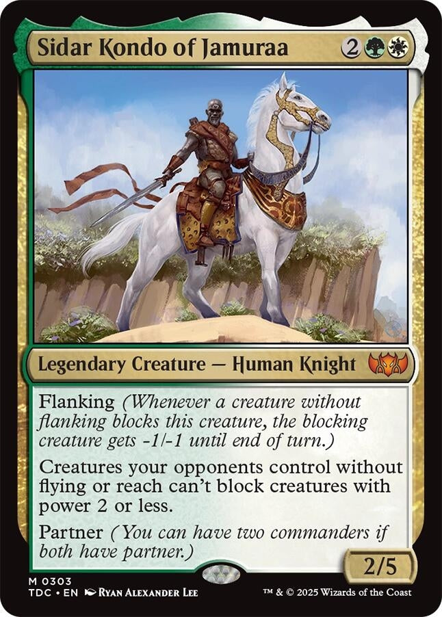 Image for Sidar Kondo of Jamuraa (303) (TDC) - Magic: The Gathering