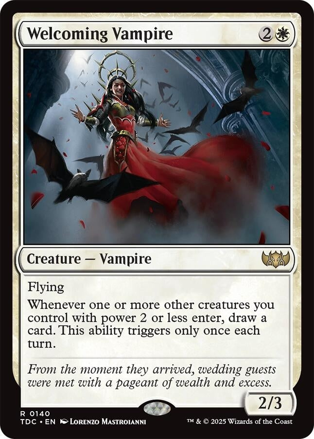 Image for Welcoming Vampire (140) (TDC) - Magic: The Gathering