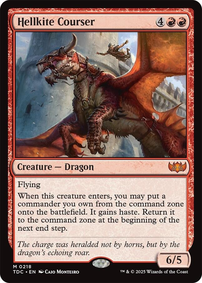 Image for Hellkite Courser (218) (TDC) - Magic: The Gathering