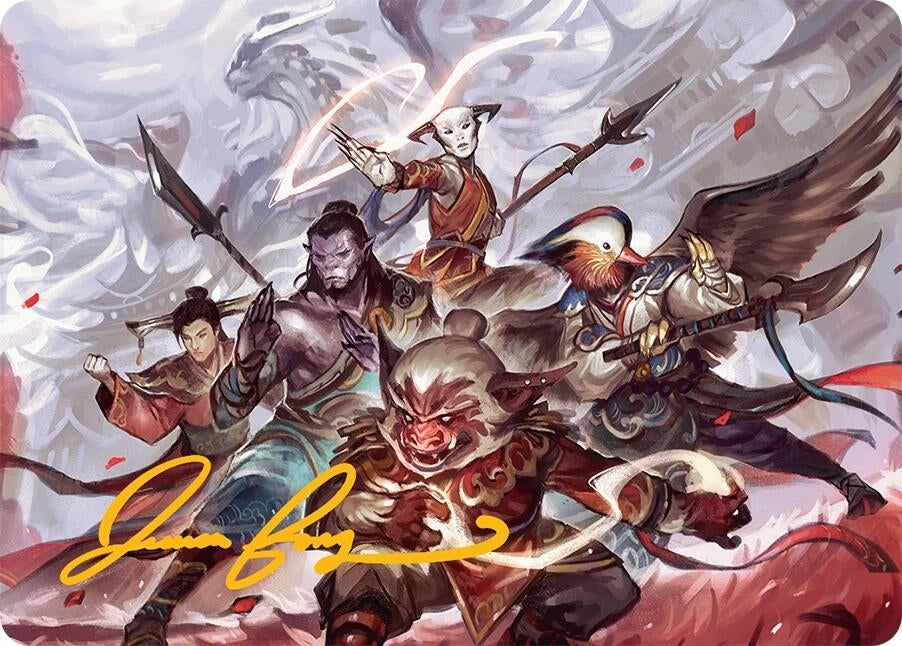 Image for Will of the Jeskai Art Card (54/54) (Gold-Stamped Signature) (54) - Magic: The Gathering