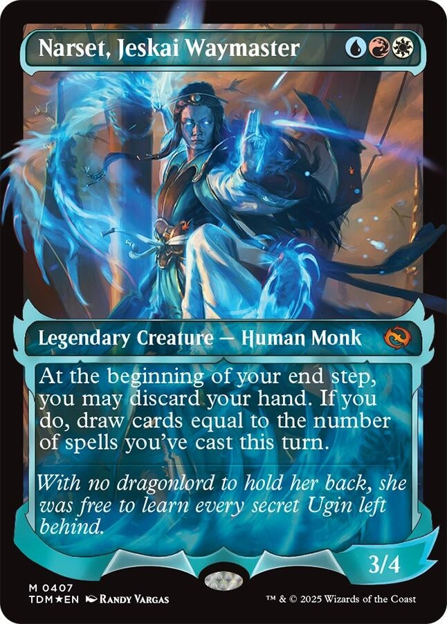Narset, Jeskai Waymaster (Showcase) (407) (TDM)