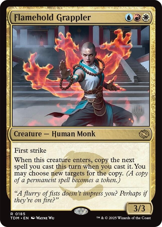 Image for Flamehold Grappler (185) (PPTDM) - Magic: The Gathering