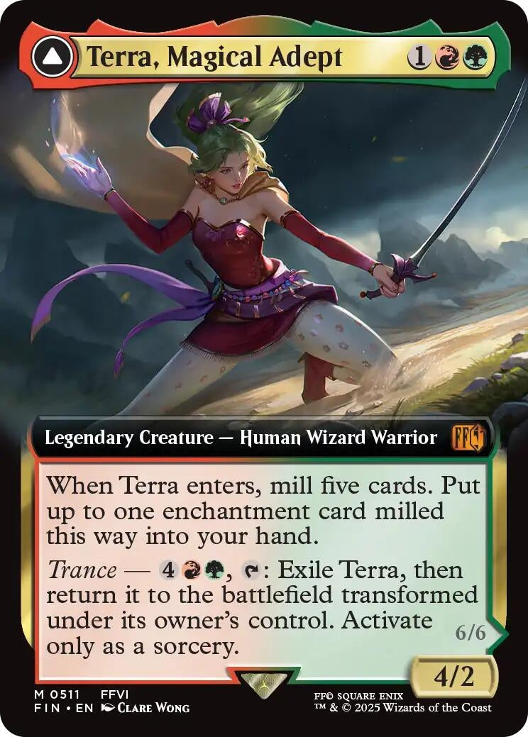 Terra, Magical Adept (Extended Art) (511) (FIN)