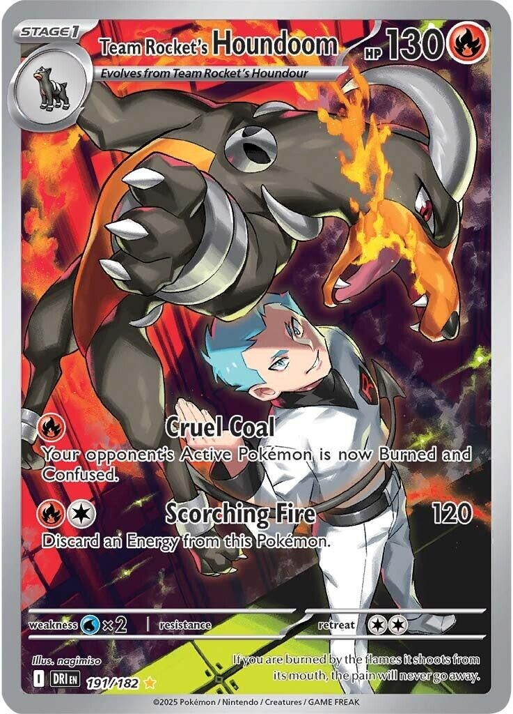 Team Rocket's Houndoom (191/182) (DRI)