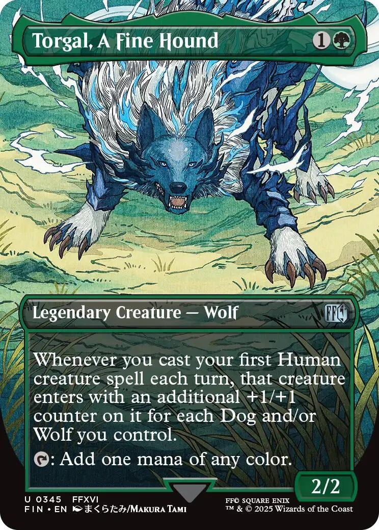 Image for Torgal, A Fine Hound (Borderless) (345) (FIN) - Magic: The Gathering