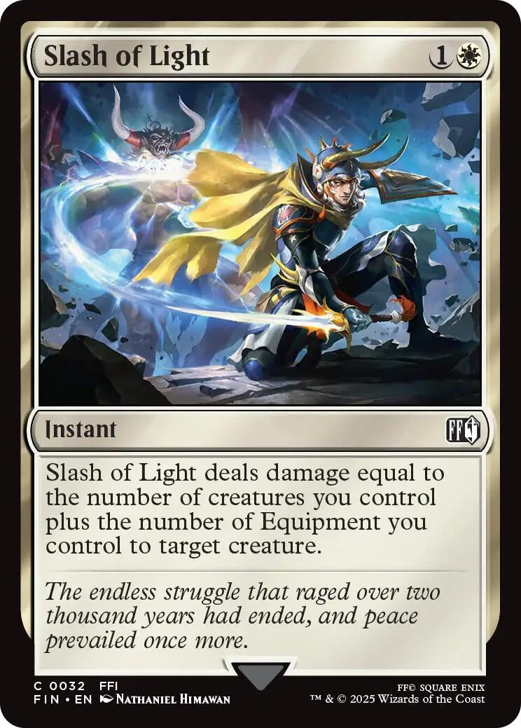 Image for Slash of Light (32) (FIN) - Magic: The Gathering