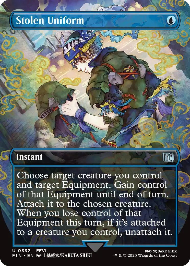 Image for Stolen Uniform (Borderless) (332) (FIN) - Magic: The Gathering