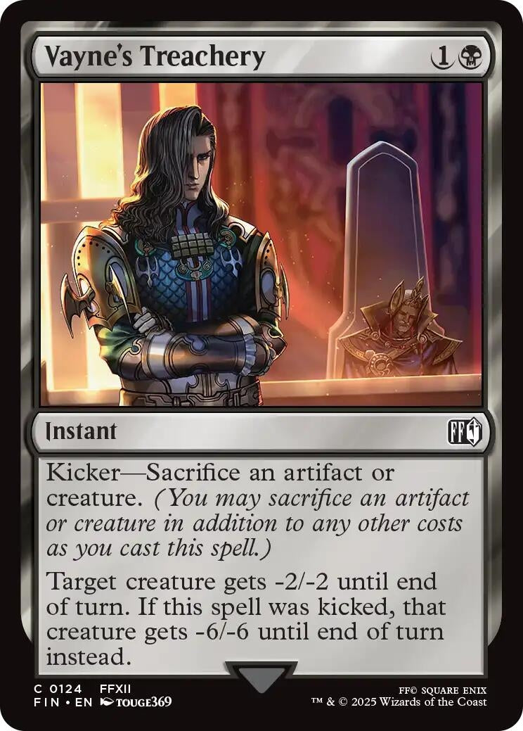 Image for Vayne's Treachery (124) (FIN) - Magic: The Gathering