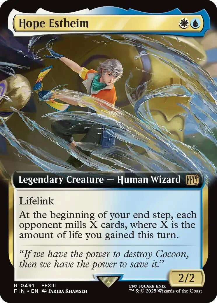 Image for Hope Estheim (Extended Art) (491) (FIN) - Magic: The Gathering