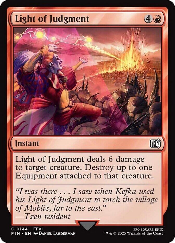 Image for Light of Judgment (144) (FIN) - Magic: The Gathering