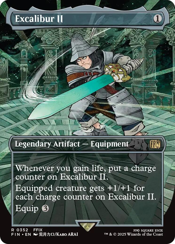 Image for Excalibur II (Borderless) (352) (FIN) - Magic: The Gathering