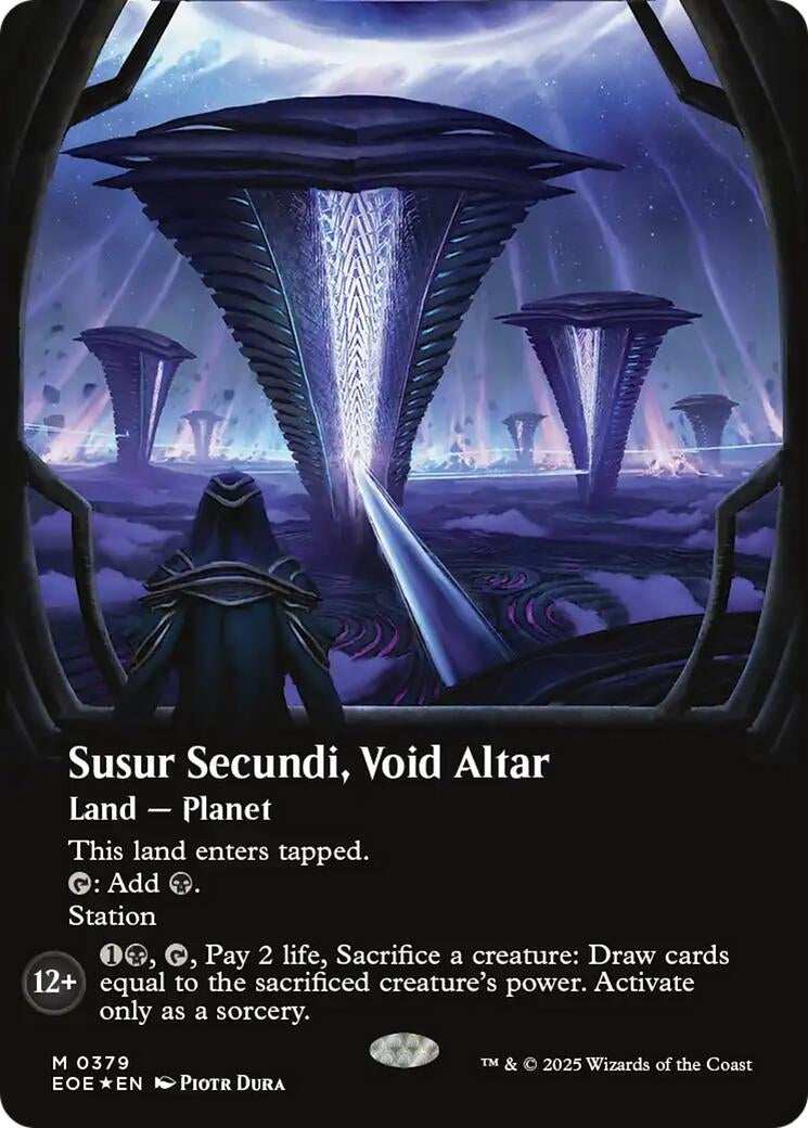 Susur Secundi, Void Altar (Borderless) (Galaxy Foil) (379) (EOE)