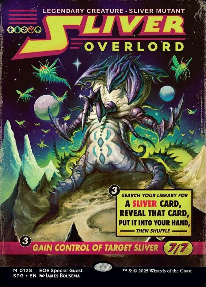 Sliver Overlord (Showcase) (128) (SPG)