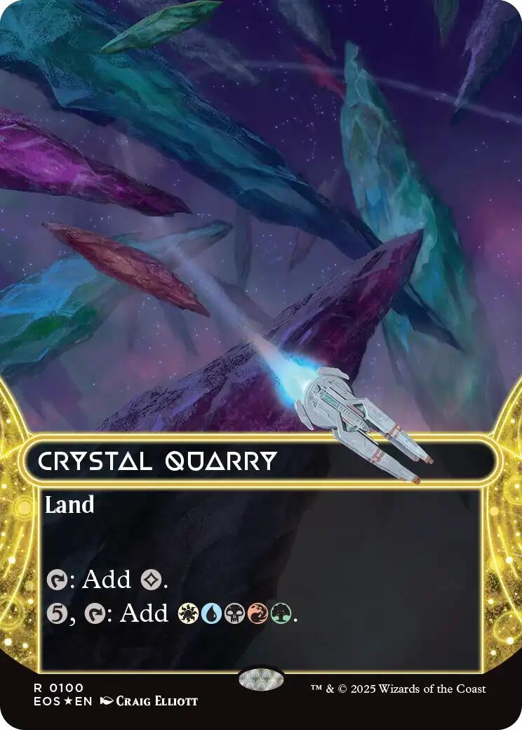 Crystal Quarry (0100) (Borderless) (Galaxy Foil) (100) (EOS)