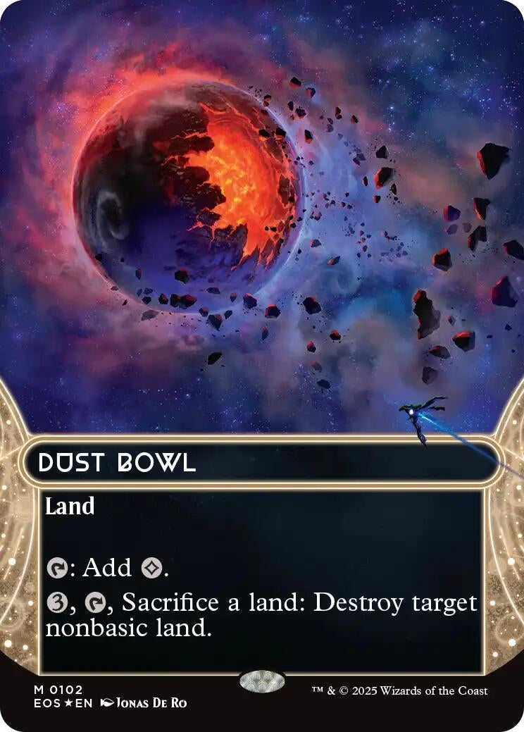 Dust Bowl (0102) (Borderless) (Galaxy Foil) (102) (EOS)