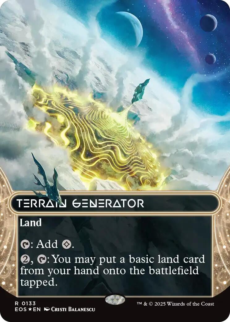 Terrain Generator (0133) (Borderless) (Galaxy Foil) (133) (EOS)