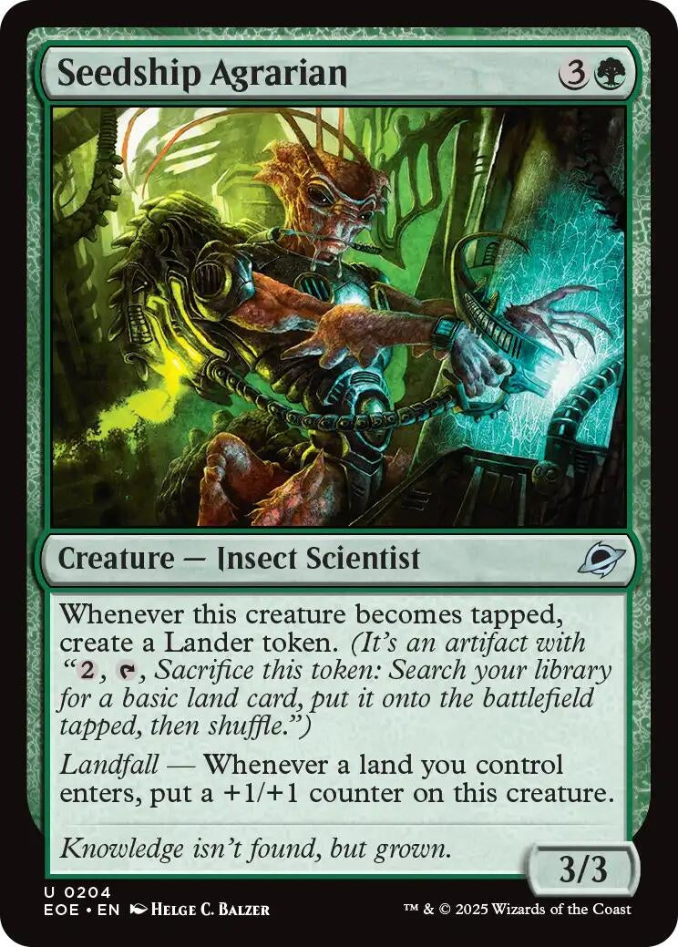 Image for Seedship Agrarian (204) (EOE) - Magic: The Gathering
