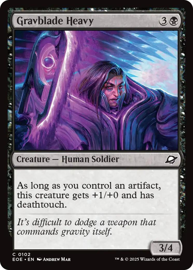 Image for Gravblade Heavy (102) (EOE) - Magic: The Gathering