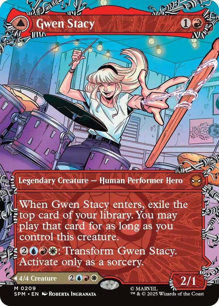 Gwen Stacy (0209) (Borderless) (209) (SPM)