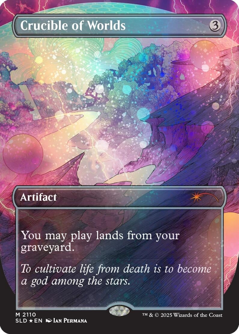 Crucible of Worlds (Galaxy Foil) (2110) (SLD)