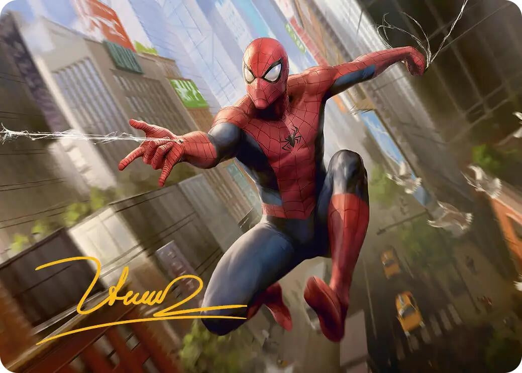 Image for Amazing Spider-Man Art Card (24/54) (Gold-Stamped Signature) (24) - Magic: The Gathering