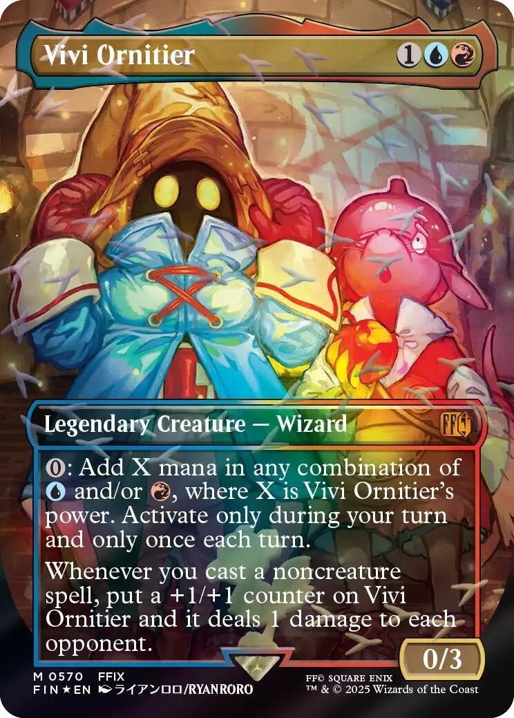 Vivi Ornitier (Borderless) (Chocobo Track Foil) (570) (FIN)