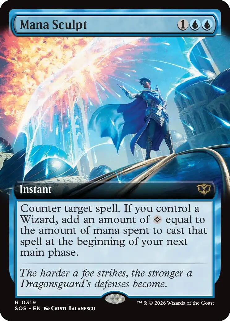 Mana Sculpt (Extended Art) (319) (SOS)