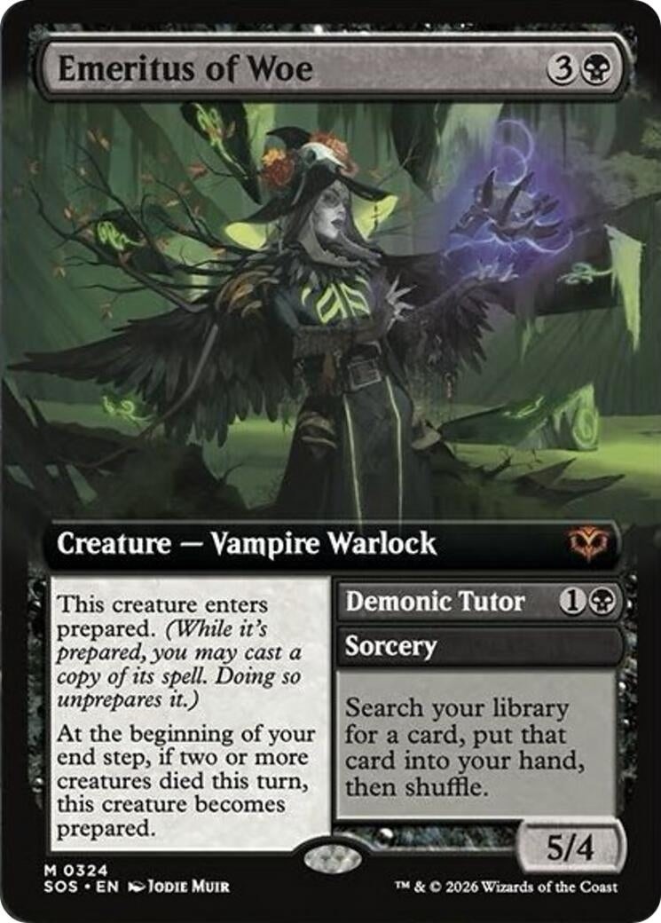 Emeritus of Woe (Extended Art) (324) (SOS)