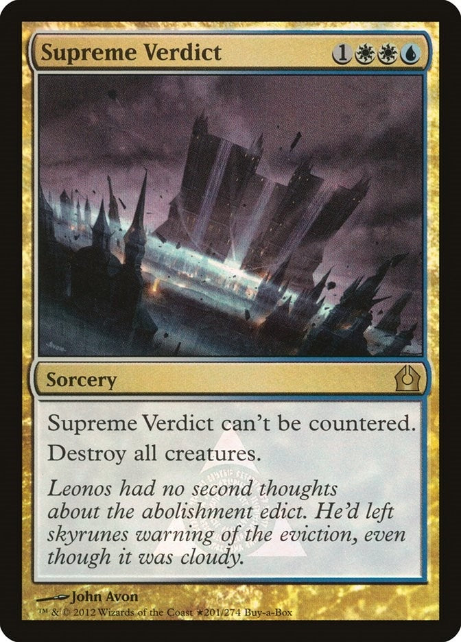 Supreme Verdict (201) (BABP)