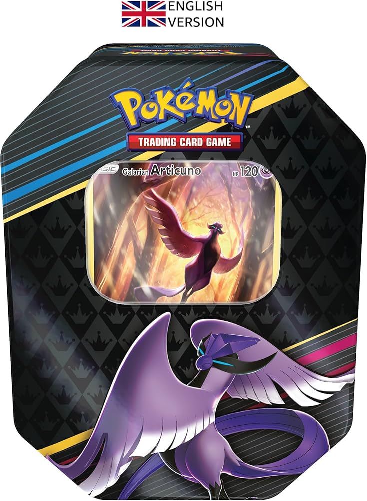 Crown Zenith Galarian Articuno Tin