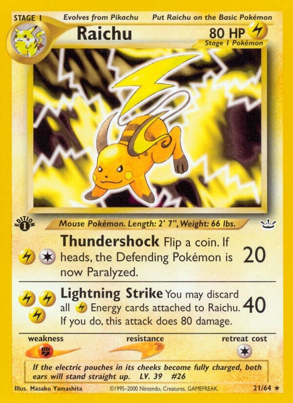 Raichu (21/64) (N3)