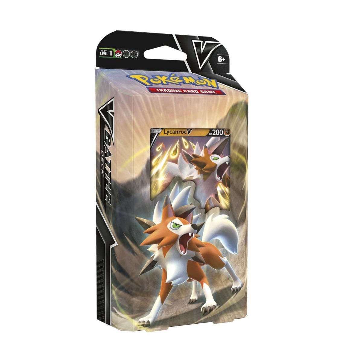 Pokemon Crashing Fangs Lycanroc V Battle Deck
