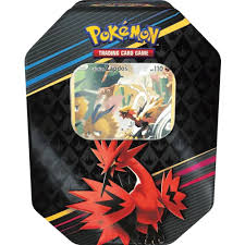 Crown Zenith Galarian Zapdos Tin