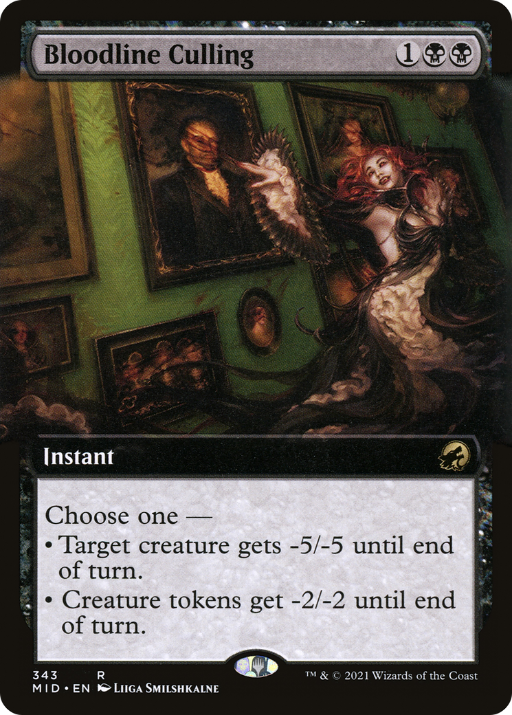 Bloodline Culling (Extended Art) [Innistrad: Midnight Hunt]