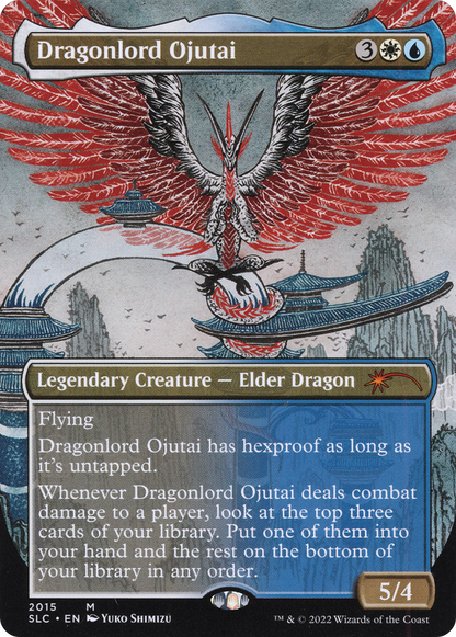 Dragonlord Ojutai (Borderless) [Secret Lair 30th Anniversary Countdown Kit]