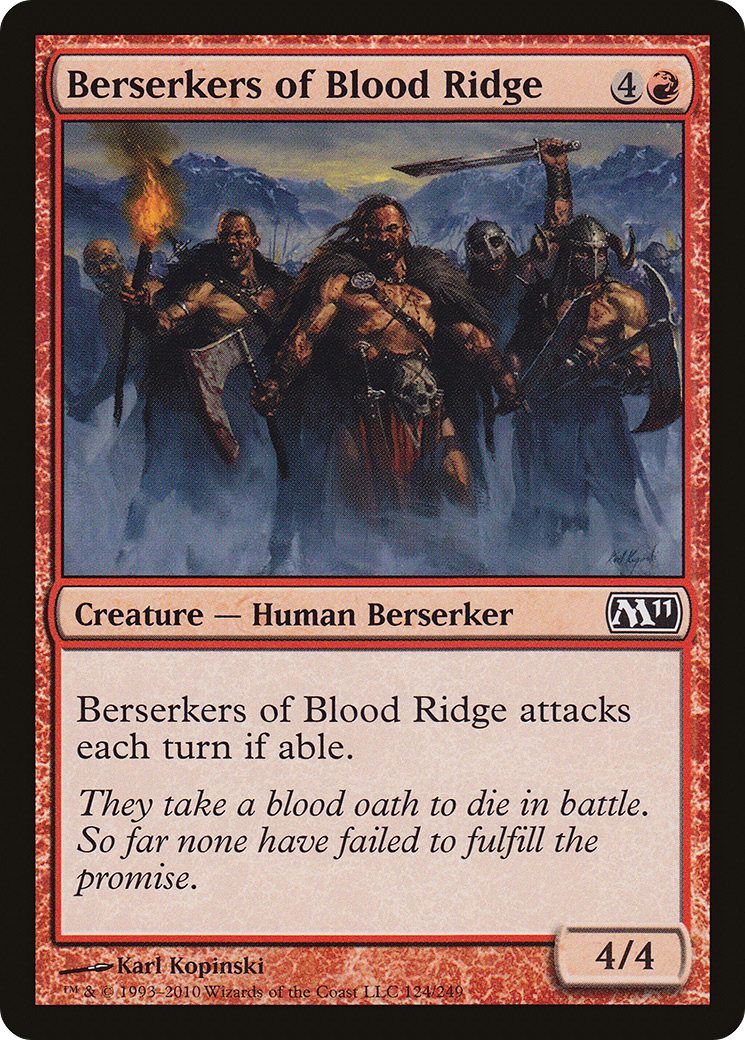 Berserkers of Blood Ridge [Magic 2011]